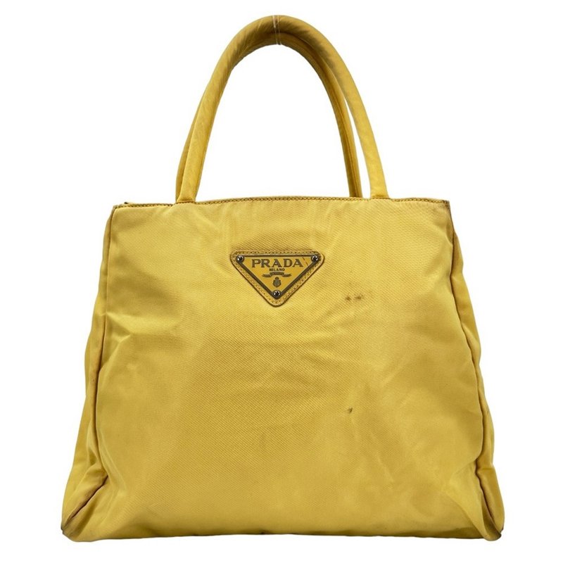 【日本直送】プラダ PRADA トートバッグ ナイロン レディース【中古】 - 手提包/手提袋 - 尼龍 黃色