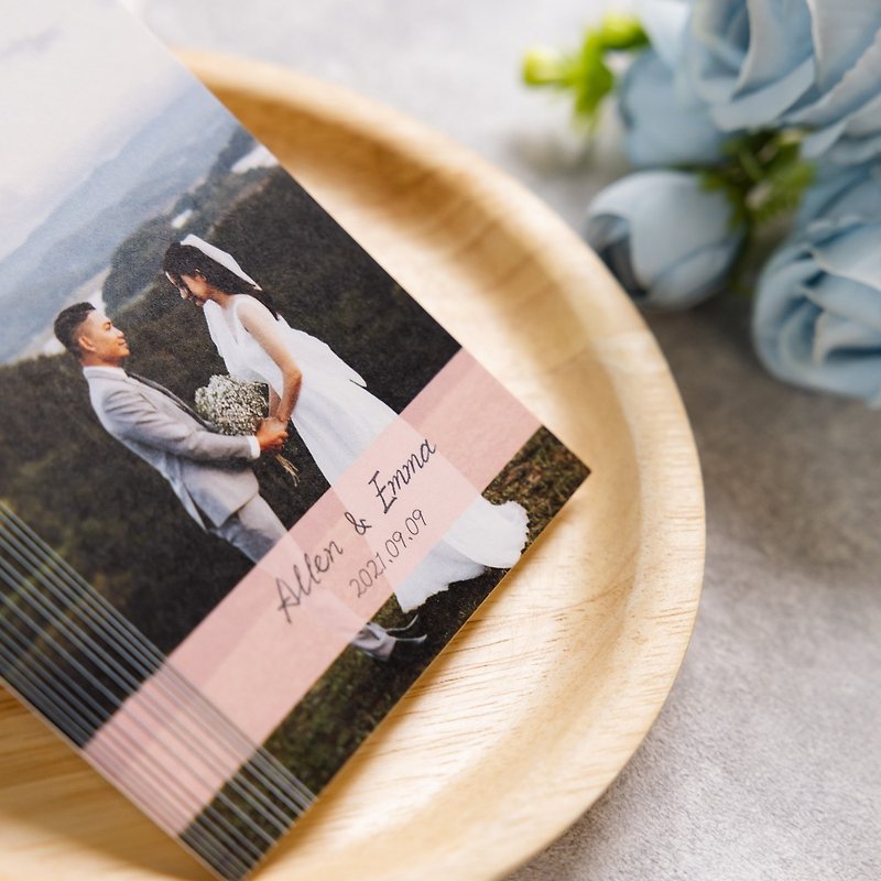 【TinTint 點點印】Wedding SnapCard－7.2 x 10.8 cm - Cards & Postcards - Paper Pink