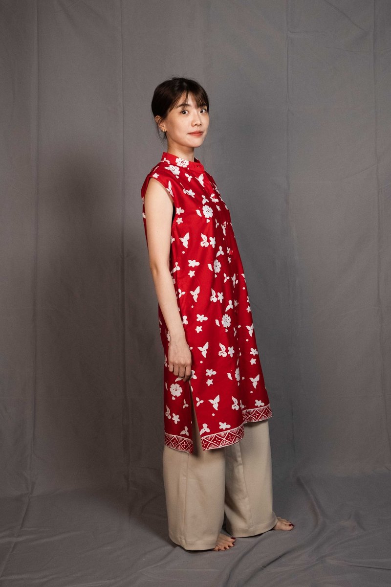 Batik - Women's Vests - Other Materials Red