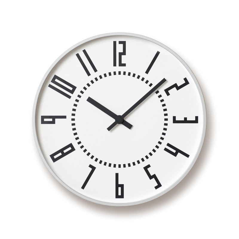 Lemnos Eki Clock - White - Clocks - Other Metals White