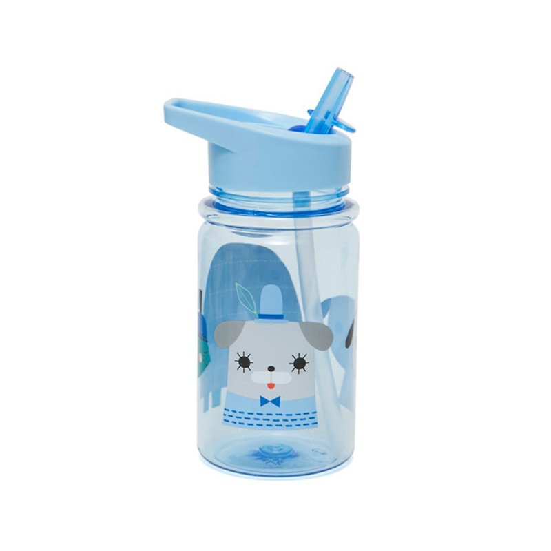 Dutch Petit Monkey Children's Cup 400 (ml) - Pink Blue Peanut Dog - จานเด็ก - พลาสติก 
