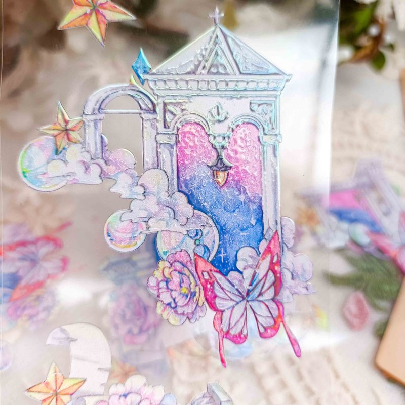 GL1287_field-A/ Masking Tape - มาสกิ้งเทป - พลาสติก หลากหลายสี