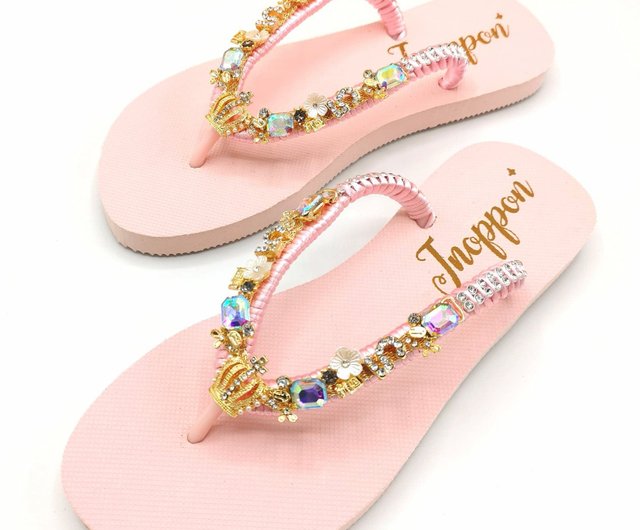 cheap pink flip flops