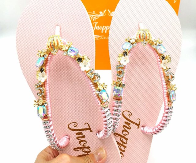 cheap pink flip flops