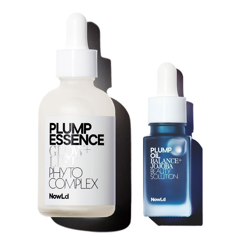 Balancing Beauty Serum & Oil Set (60ml, 20ml) - Essences & Ampoules - Glass Transparent