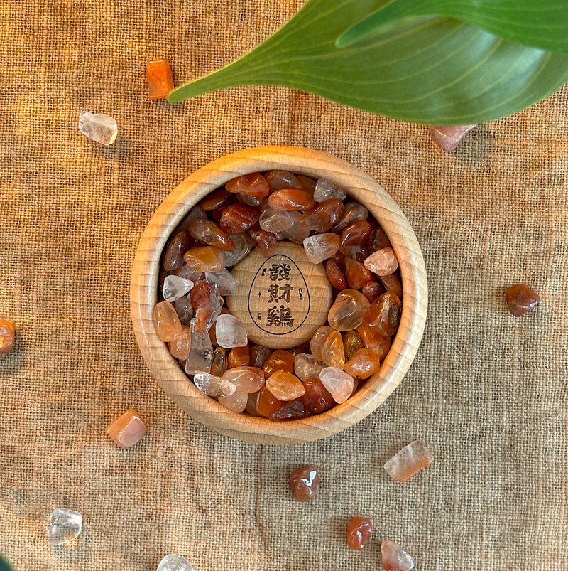 【配件】無敵發財雞 水晶碎石 紅兔毛 (加購價90) - 擺飾/家飾品 - 水晶 