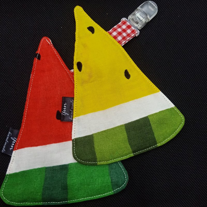 Watermelon Shape Handkerchief Holder/2 Colors 1 Set - Bibs - Other Materials Red