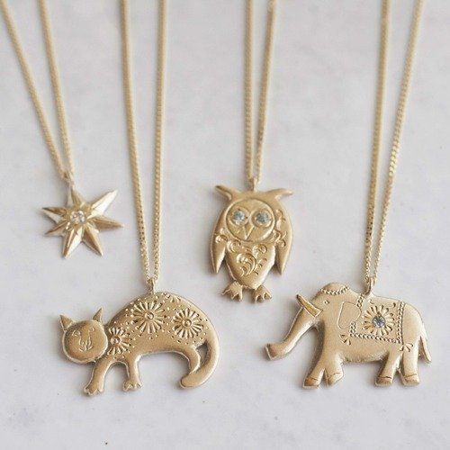 Elephant pendant [P019K10]