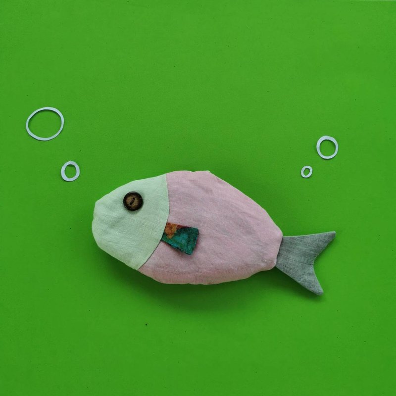 magFish 鎂粒子洗衣小魚 -Light green pink - 洗衣精/衣物清潔 - 亞麻 多色