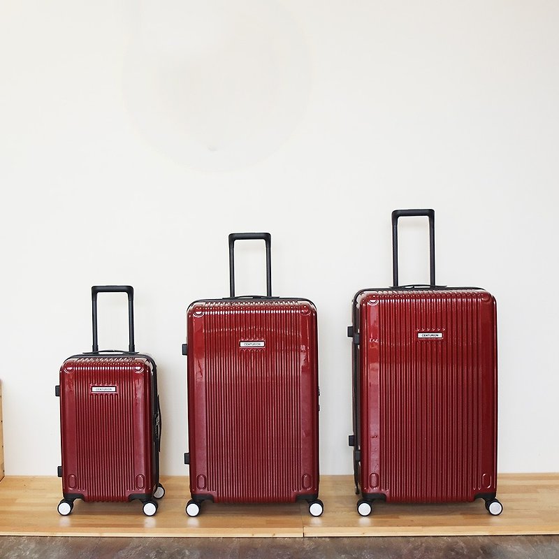 [CENTURION Centurion] Zippered 29-inch New York Red Suitcase - กระเป๋าเดินทาง/ผ้าคลุม - วัสดุอื่นๆ สีแดง