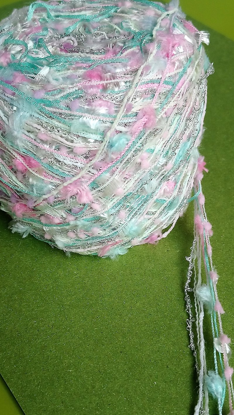 日本混合紗線 - 編織/羊毛氈/布藝 - 聚酯纖維 藍色