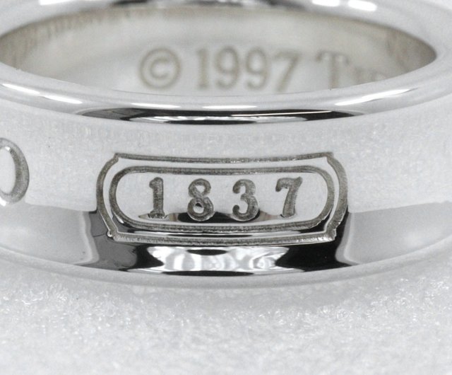 美品 ティファニー 1837 リング　9号 Tiffany & Co ティファニー 1837 リング9号シルバー - メルカリ
