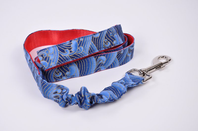 Novice parents combination collar + buffer dog leash and wind fifty-tone collar + wave buffer leash - Collars & Leashes - Cotton & Hemp 