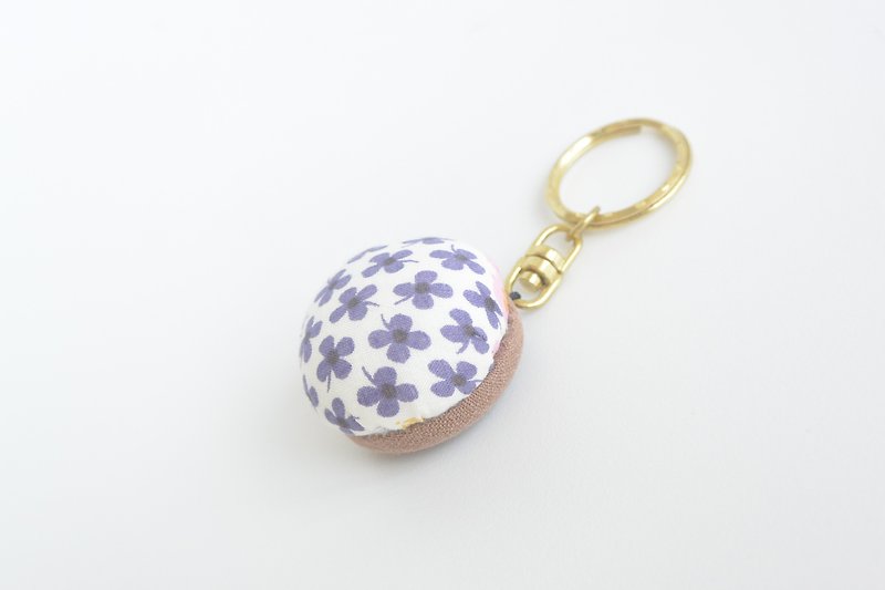 軟綿綿鑰匙圈-紫花 - 鑰匙圈/鎖匙扣 - 其他材質 紫色