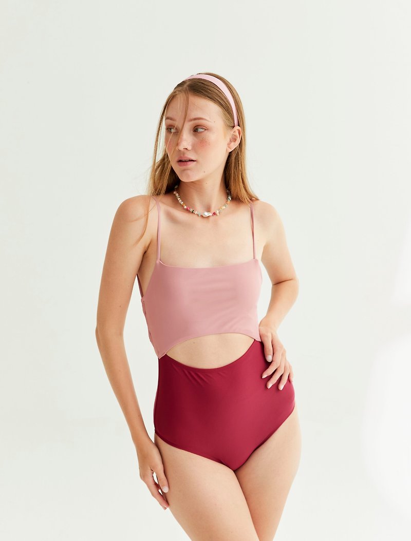 when.we.summer Swimwear / Emily / Cherry - Women's Swimwear - Other Materials Pink