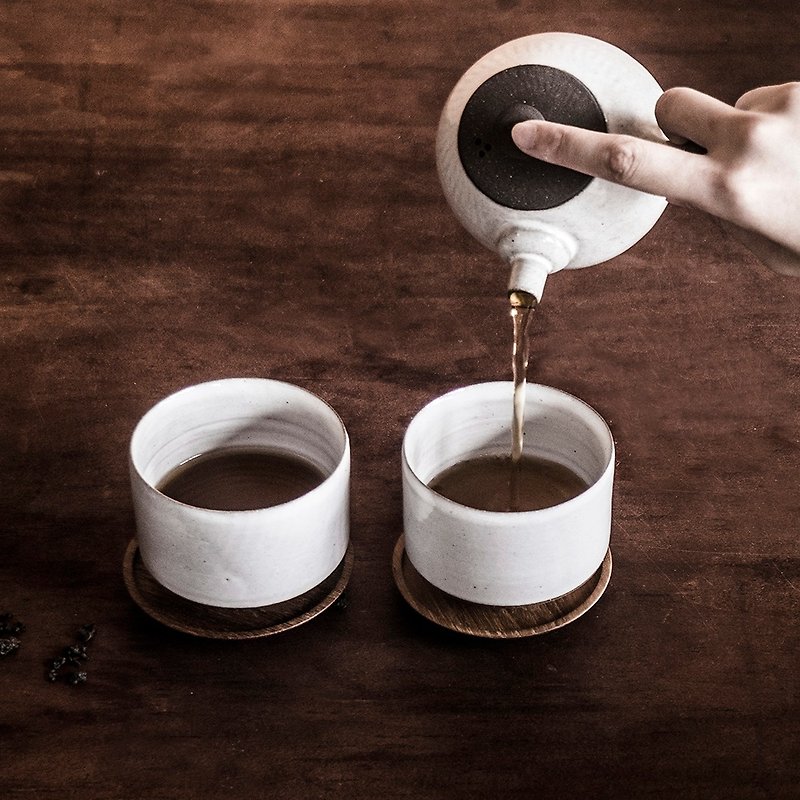 手握杯雙人組 - 茶壺/茶杯/茶具 - 陶 