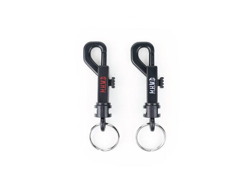 Quick-access buckle key ring Matchwood P-Hook key ring - Keychains - Other Materials Red
