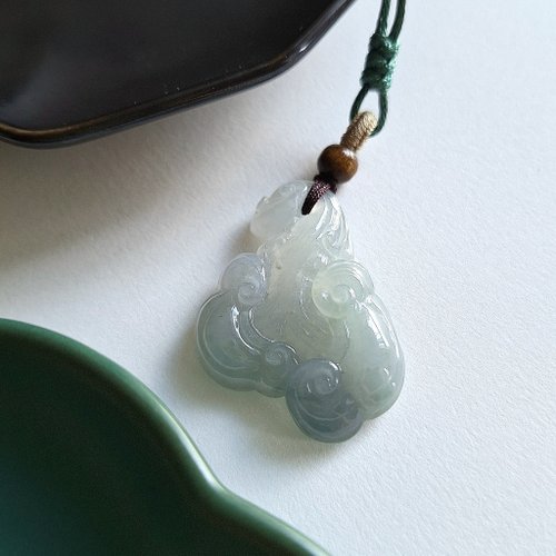 翡翠百貨 jade store 靈芝如意吊墜 | 天然緬甸翡翠玉器吊咀