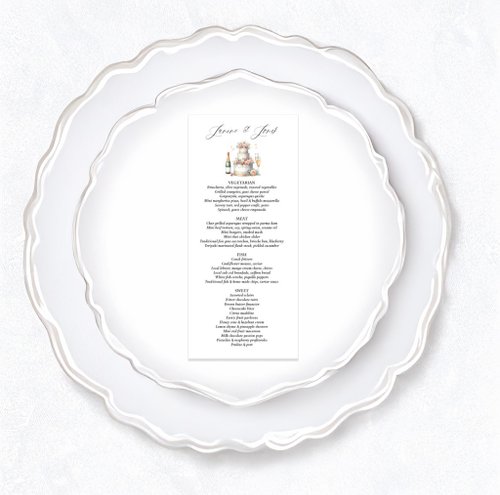 MYLove Design HK 客製化 婚禮活動 菜單訂製