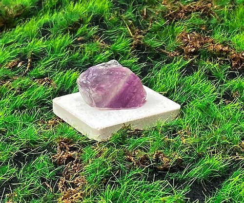 Rainbow Crystal 精選-天然能量浪漫紫漸層螢石原石 增智慧 屏除雜亂思緒 療癒