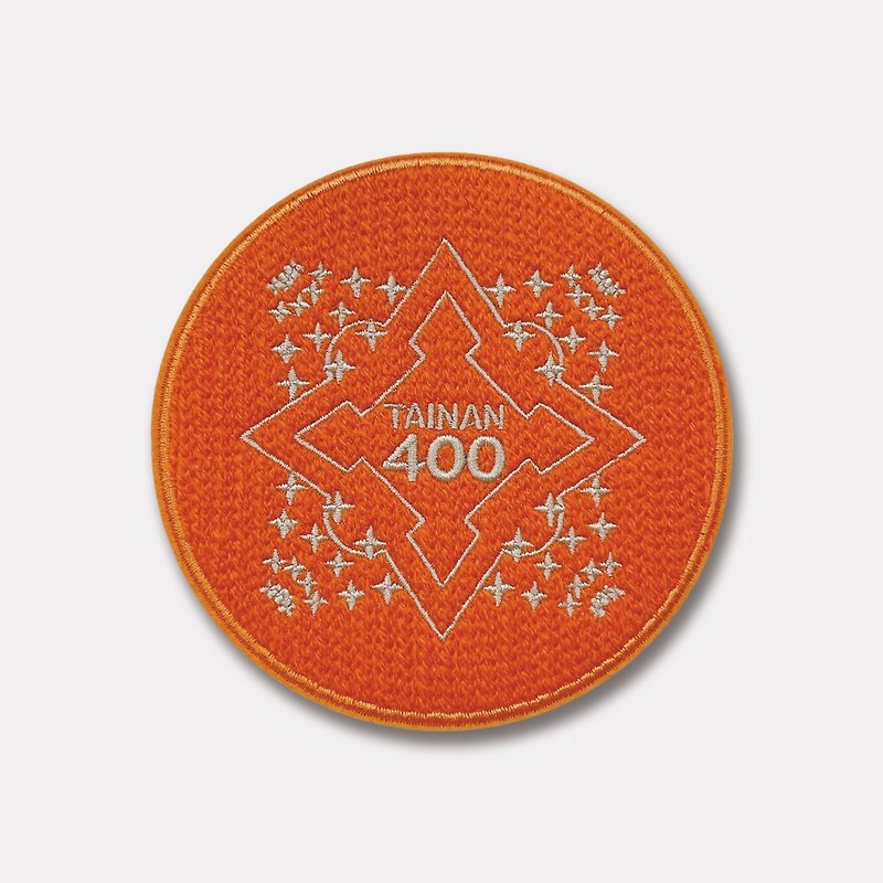Tainan 400 embroidered coasters-Tainan Phoenix Orange - Coasters - Thread Orange