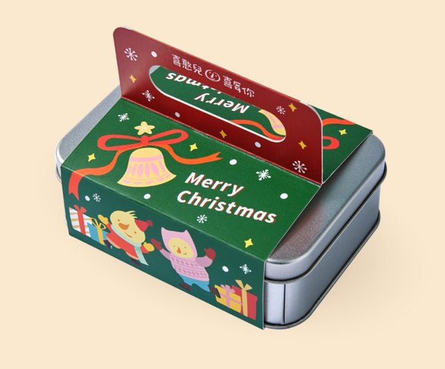 Xi Haner クリスマスギフト] ファンタジースノーボールクッキーブリキ