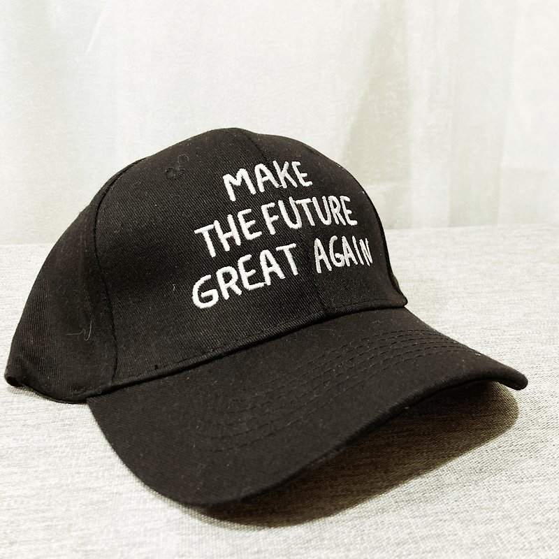 MAKE THE FUTURE GREAT AGAIN CAP - หมวก - ผ้าฝ้าย/ผ้าลินิน 