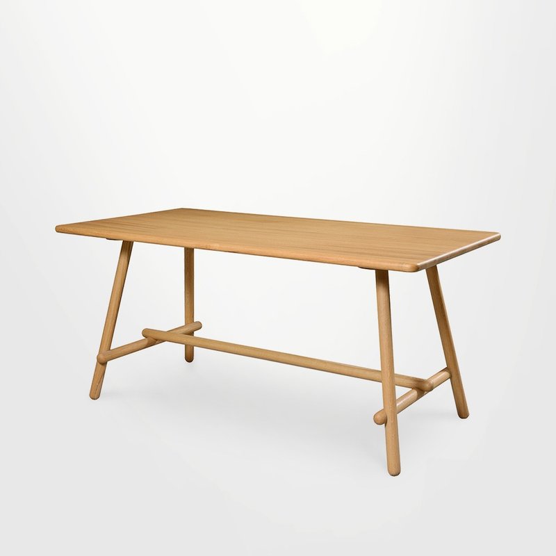 【D3原木家居】Enso北美橡木方桌-140/160cm - 餐桌/書桌 - 木頭 
