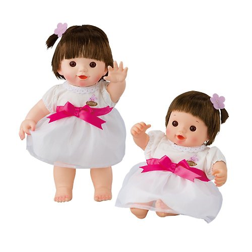 唯可(日本People、學研總代理) 【任2配件送娃娃】POPO-CHAN-白紗裙洋裝組合(配件)