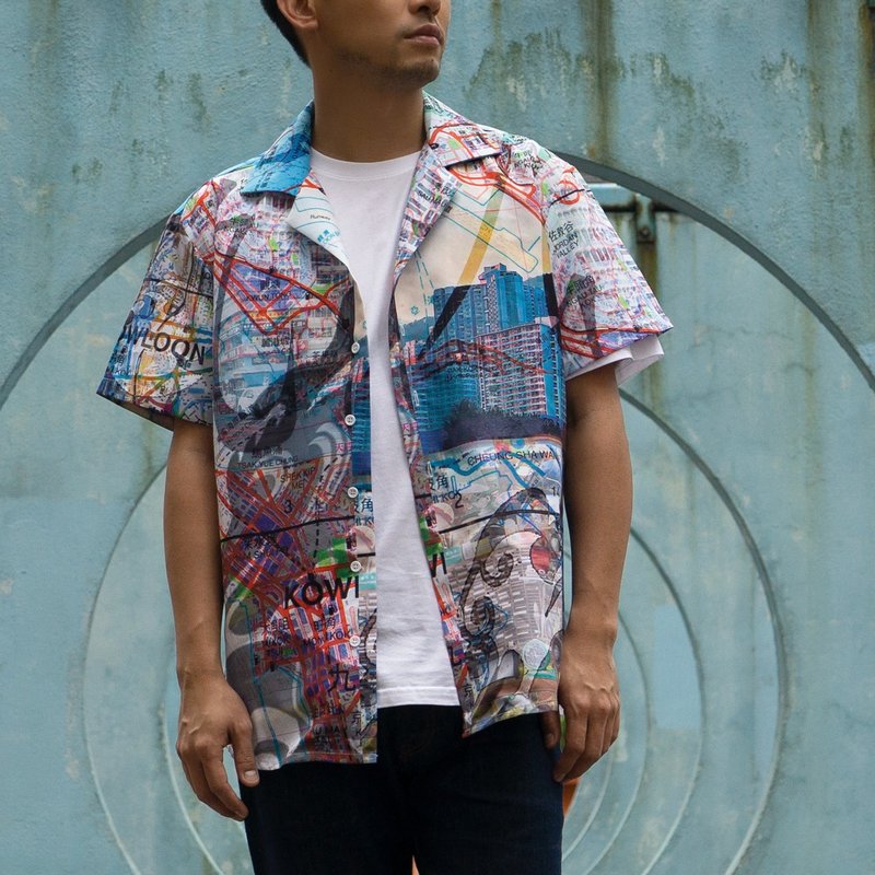 Kowloon Casual Shirt - เสื้อเชิ้ตผู้ชาย - พลาสติก 