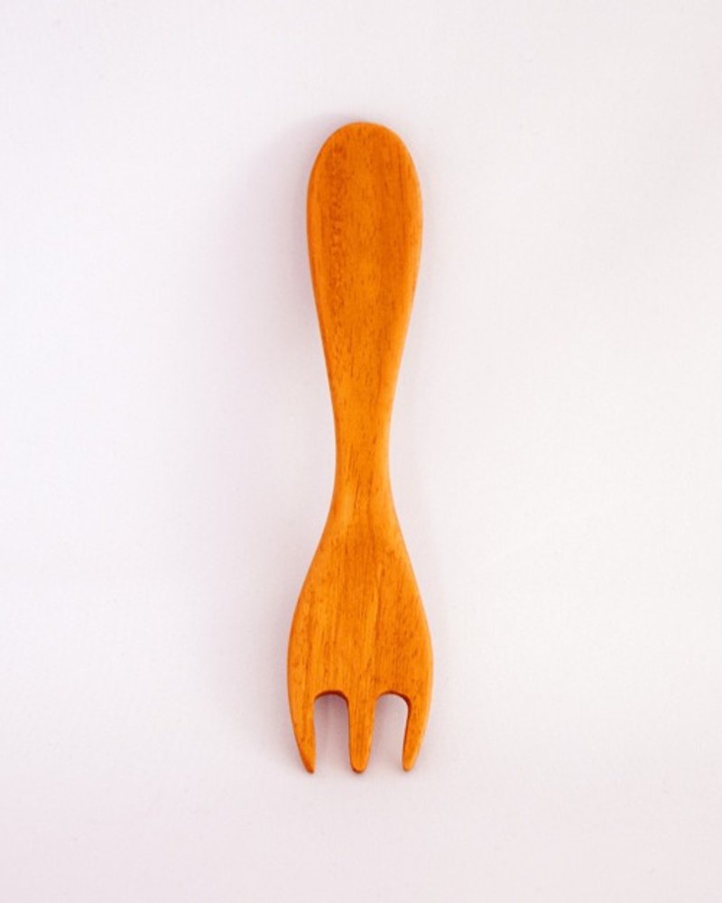 SoliD.Kids Fork  (Wooden) (Children) (Compatible with household dishwashers)