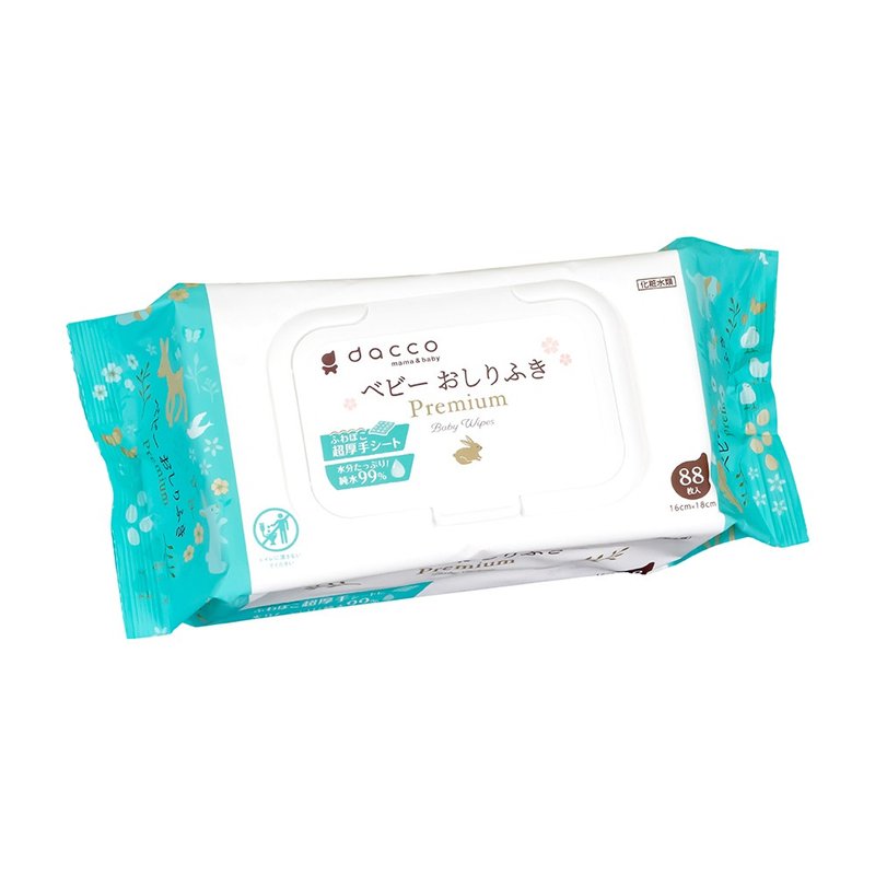 厚型濕紙巾(含蓋)80枚入 - 媽媽包 - 其他材質 白色