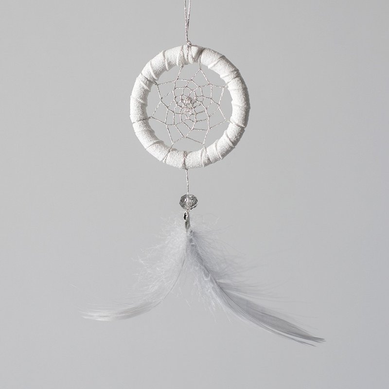 Mini Dream Catcher Finished-Mini Silver-Gift Exchange - Other - Other Materials White