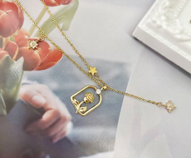 ギフトにもおすすめ♪【Ettika】18K メダリオン 星座ネックレス n270_07-100_2c48f8f4-b2e7-448a