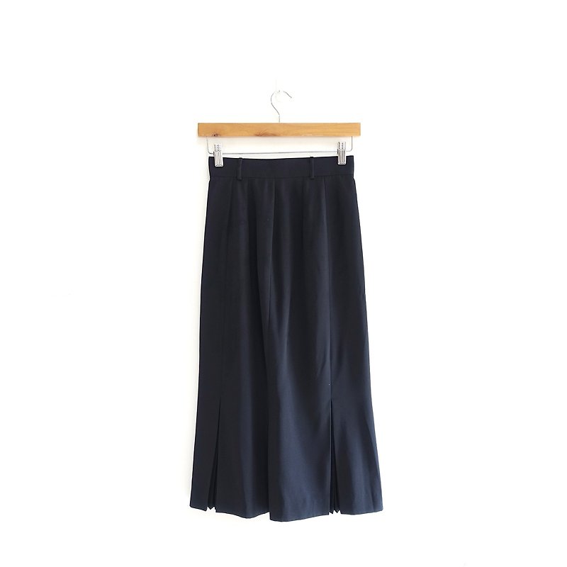 │ゆっくり│YuDianmei-Ancient Skirt│vintage.Retro.Literature.Madein Japan - スカート - ポリエステル ブラック