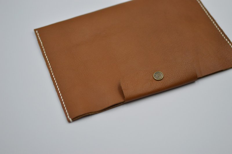 Dark brown - tablet bag (ipad mini...) - Other - Genuine Leather Brown
