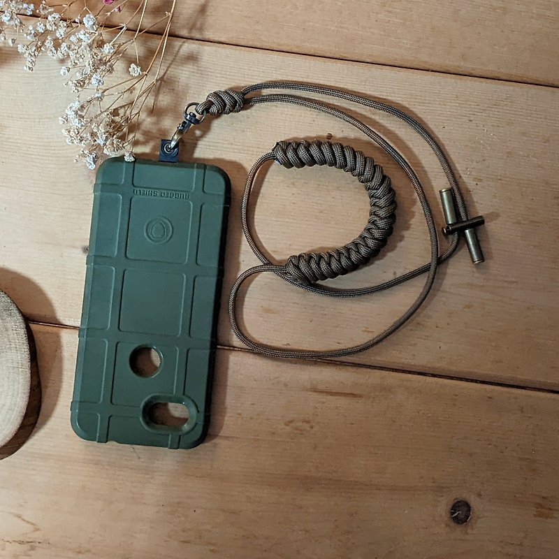 Adjustable neck lanyard (single hook) (phone case and clip not included)/lanyard/mobile phone lanyard/original design - เชือก/สายคล้อง - ไนลอน หลากหลายสี