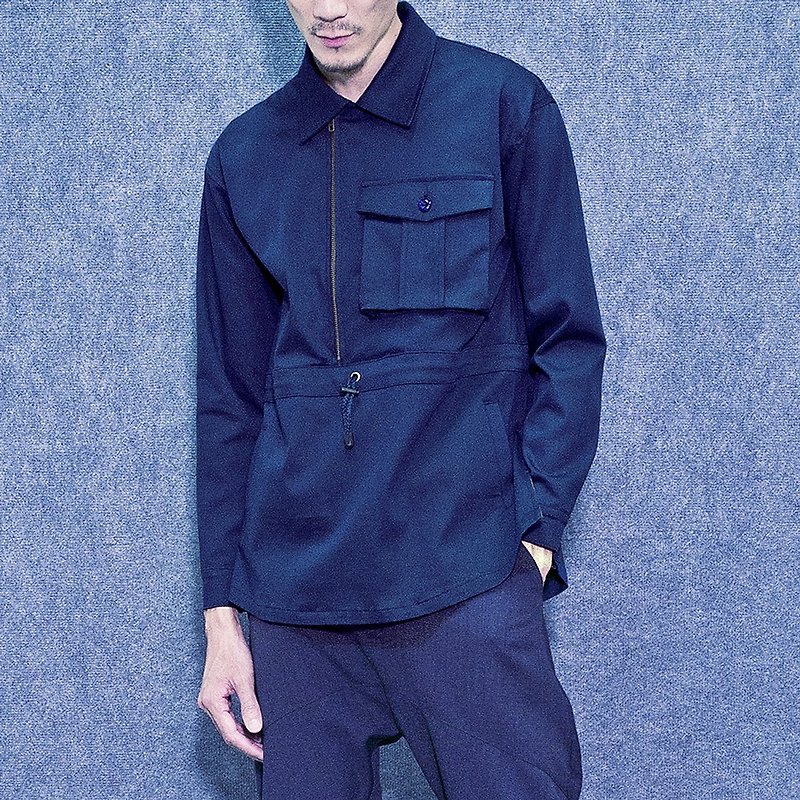 Kerwin.blu / jacket - Men's Coats & Jackets - Polyester Blue