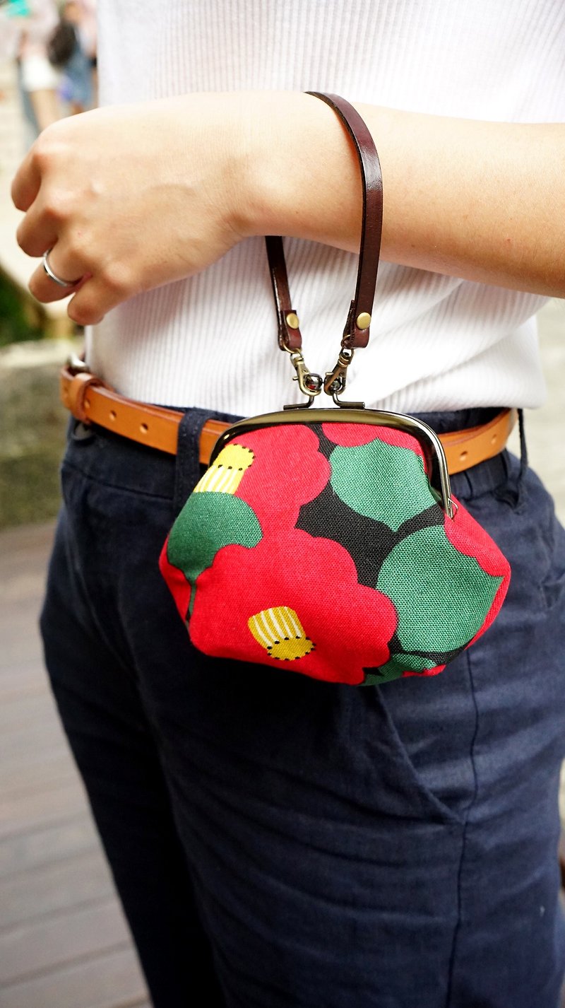 Southern country girl portable gold bag - Handbags & Totes - Cotton & Hemp Red