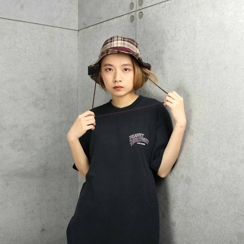 Tsubasa.Y Antique House B20PlanetHollywood Rust Age Tee, vintage T-shirt - Women's Tops - Cotton & Hemp 