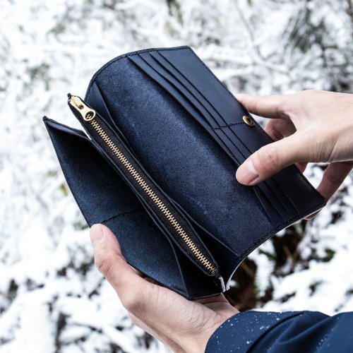 Mister手作皮件專門店 【客製化禮物】【多卡位零錢長夾/手拿包】Mister手作材料包