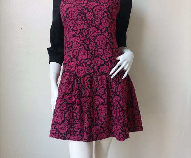 Vintage Cotton Mini Dress Size will fit M - Shop cvintageland One