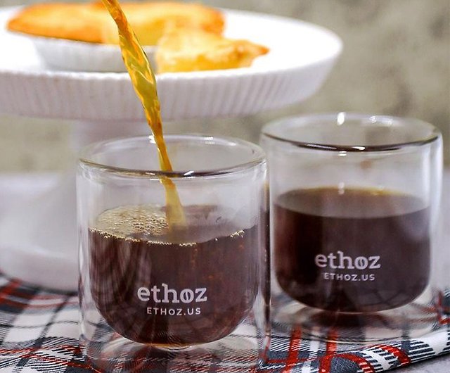 ethoz Double Wall Glass Cups