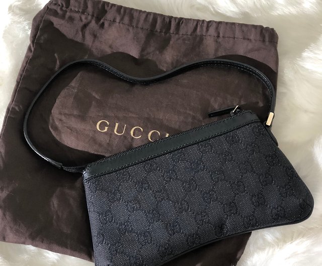 Gucci | Men Retro GG Canvas Tote Bag Black Unique