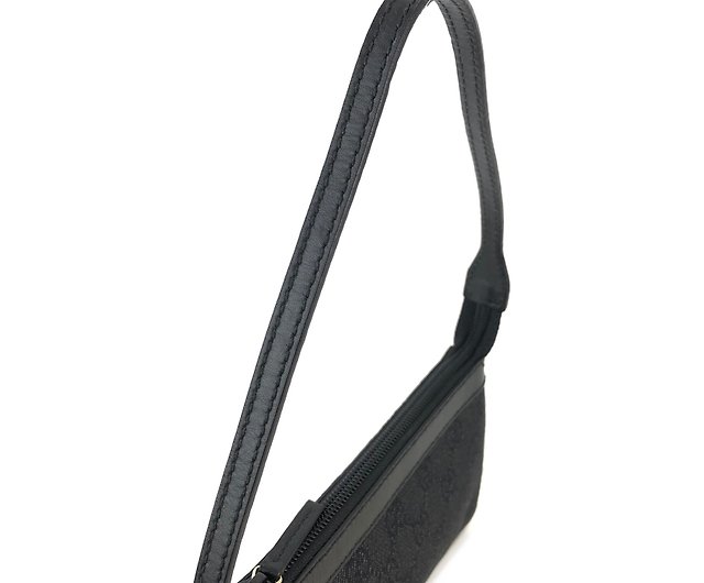 GUCCI GG pattern canvas hobo mini bag black vintage old c3ne6d
