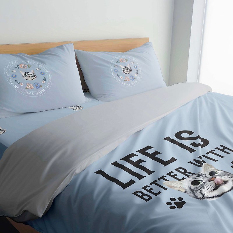 Customized pet bedding/pillow cases/fitted sheets/quilt cover/sheets - เครื่องนอน - ไฟเบอร์อื่นๆ หลากหลายสี