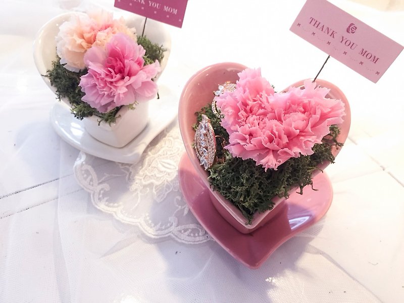 [Warm Mother Flower Gift] Mother’s Day Flower Gift Gift Merchandise Set Small Table Flower