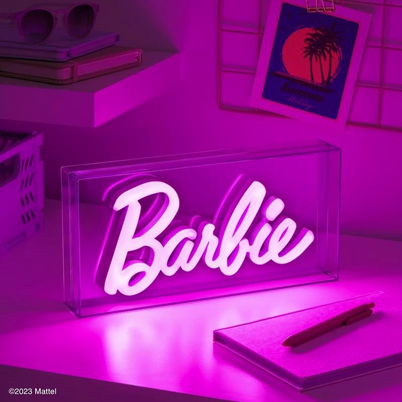 Paladone官方授權 Barbie Iconic 標誌燈 - 燈具/燈飾 - 塑膠 粉紅色