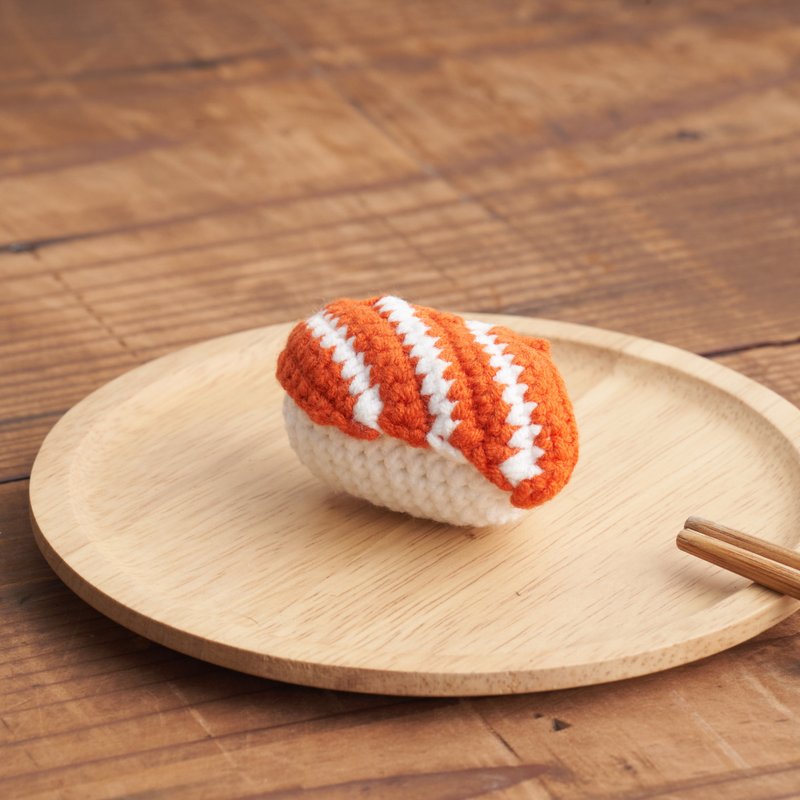 pom pom sushi 針織壽司【鮭魚】 - 貓/狗玩具 - 聚酯纖維 