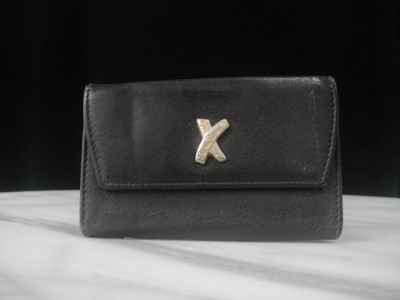 Golden Era _ Vintage Pre-owned Italian Paloma Picasso Key Pouch - กระเป๋าใส่เหรียญ - วัสดุอื่นๆ 